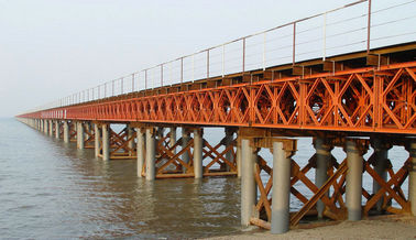 Çin OEM / Özel Kaynaklı Modüler Çelik Köprü / Kompakt Prefabrik Bailey Köprüsü Tedarikçi